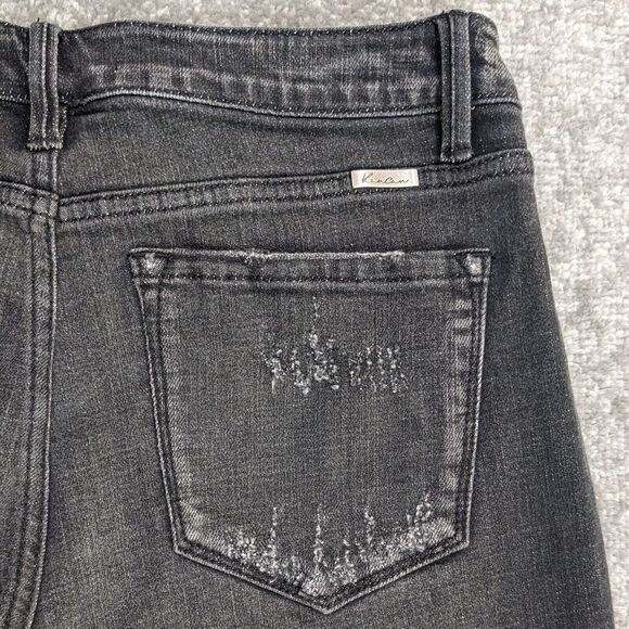 KanCan Skinny Leg Jeans Women‎ Size 13/30 Distressed Black Style# KC7133BK - Picture 8 of 14